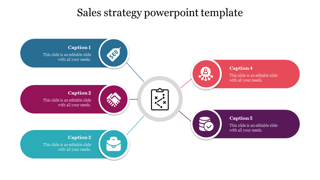 Free - Sales Strategy PowerPoint Template Free & Google Slides